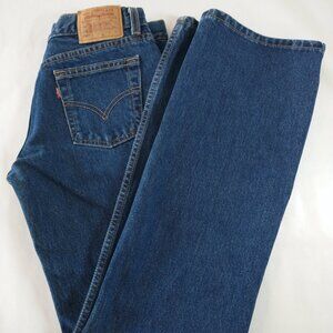 NWOT Levi's 518 Super Low Boot Cut Dark Wash Jeans Size 7